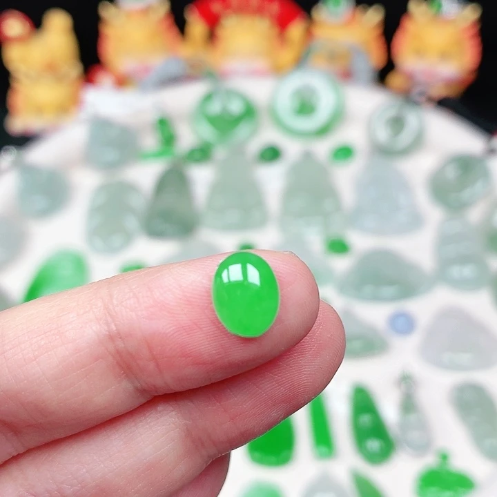 翡翠裸石缅甸天然A货翡翠
