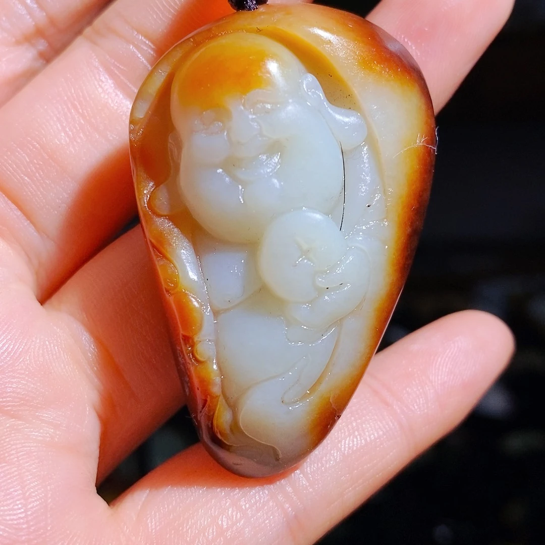 和田玉颈饰未镶嵌