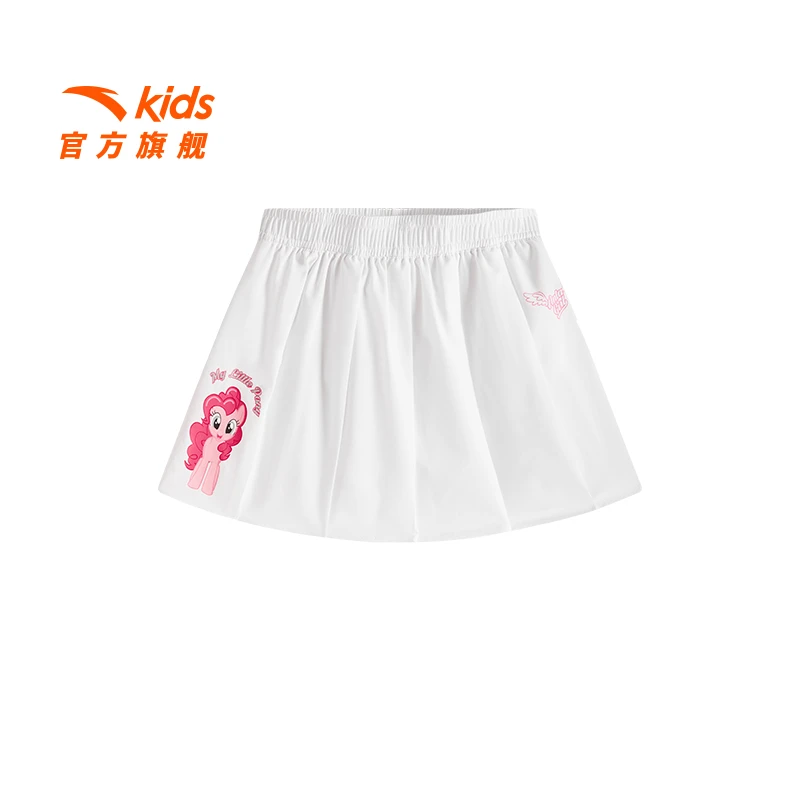 安踏儿童女小童短裙25夏季新款透气亲肤儿童小马宝莉联名款裙9301