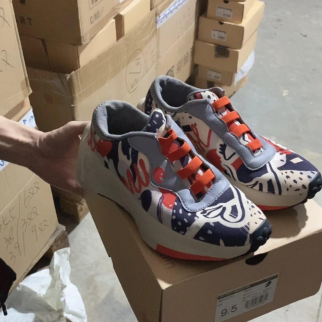 牛津纺密码款鞋子36