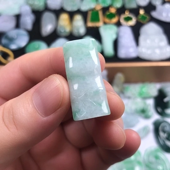 颈饰未镶嵌翡翠竹节