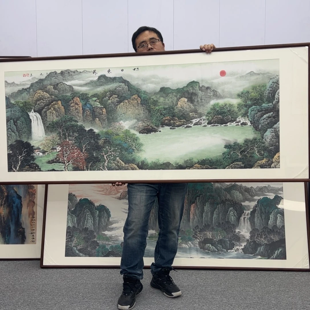 国画国画作品展览等210*80