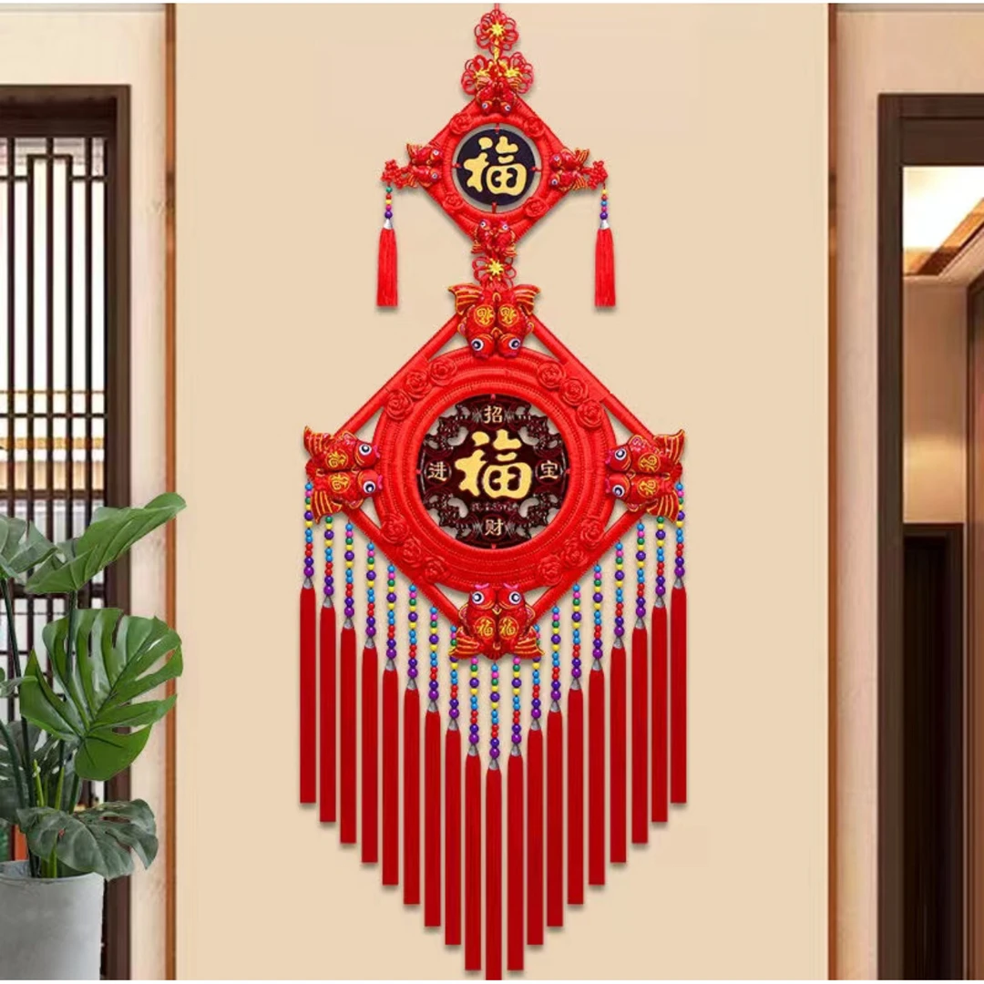 【精品】【双福民族风】手编中国结新年挂件百搭经典新房饰品