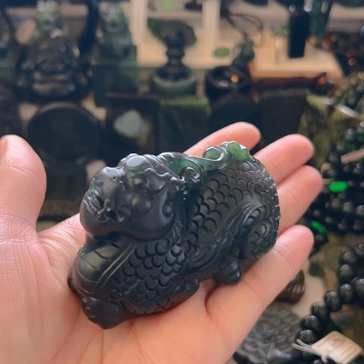 未镶嵌蛇纹石玉泰山玉