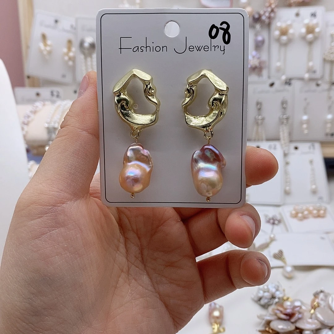 耳饰未镶嵌淡水珍珠