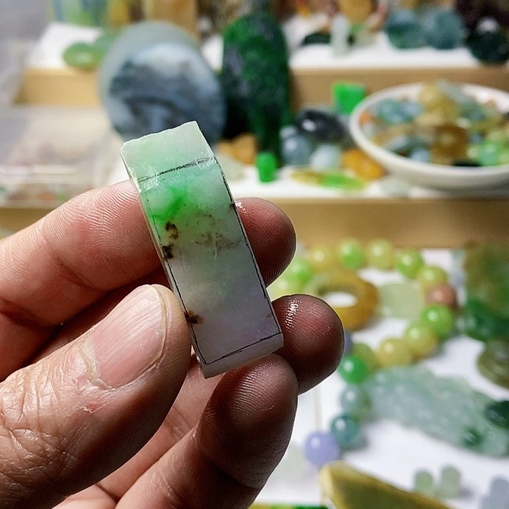 翡翠散珠天然翡翠A货