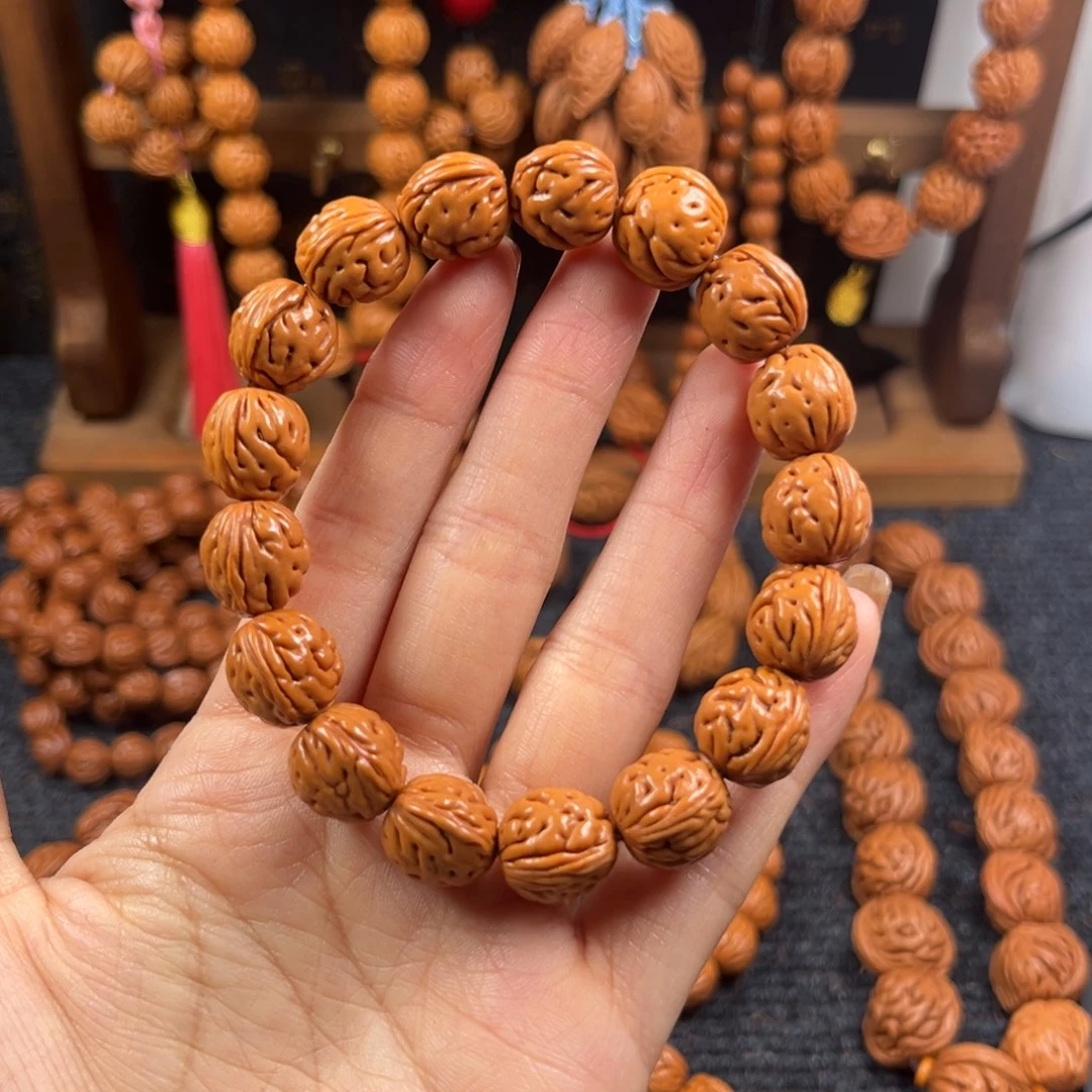 ****7桃核吊坠桃枭手串L1