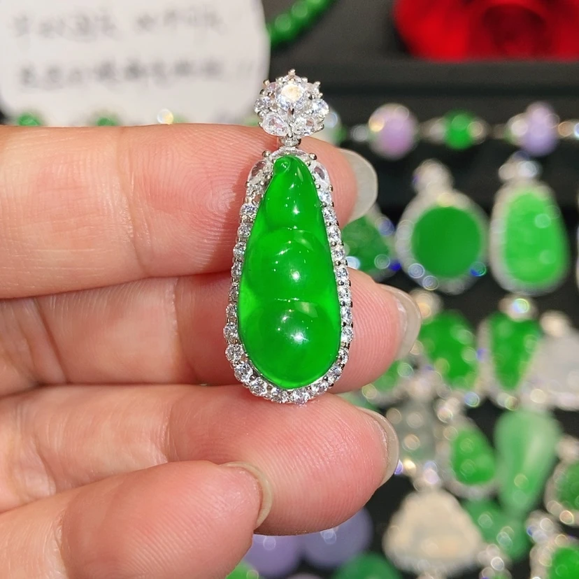 【闪购商品】颈饰未镶嵌翡翠天然翡翠