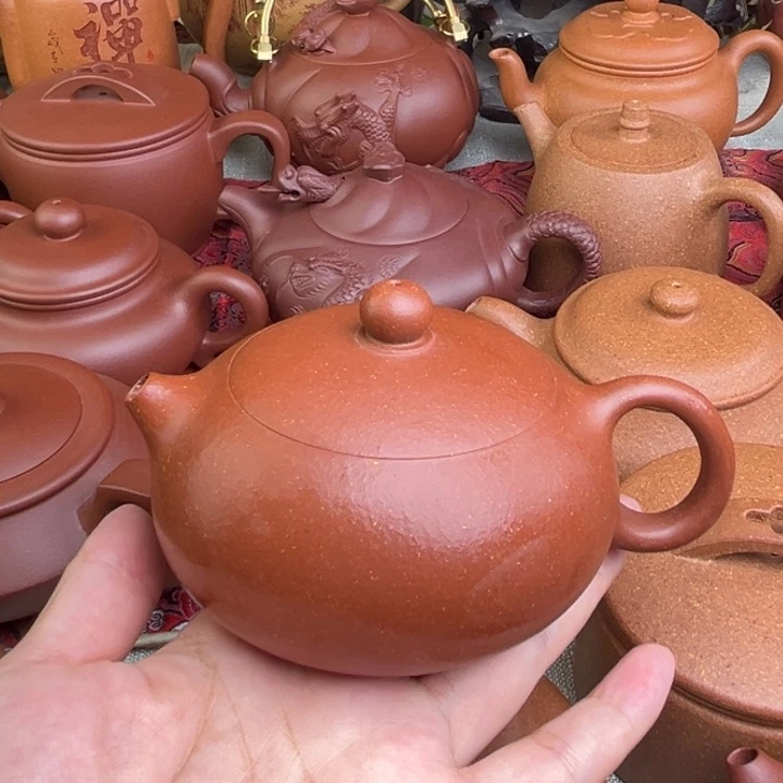 瑞***云原矿红降皮扁西施孤品不挑毛病180cc