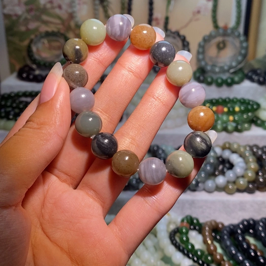 和田玉未镶嵌手链