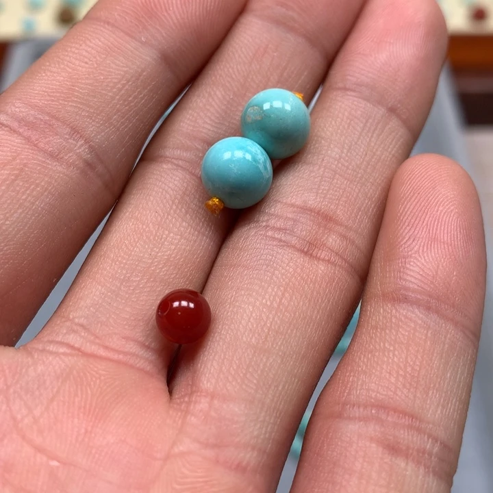 南红玛瑙配饰未镶嵌紫*园