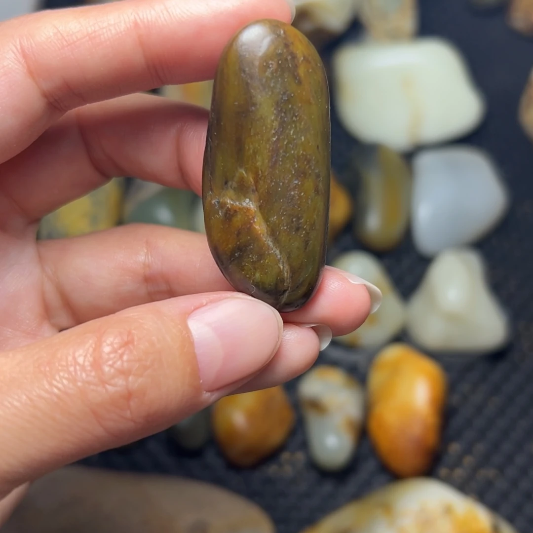 和田玉未镶嵌挂件B72