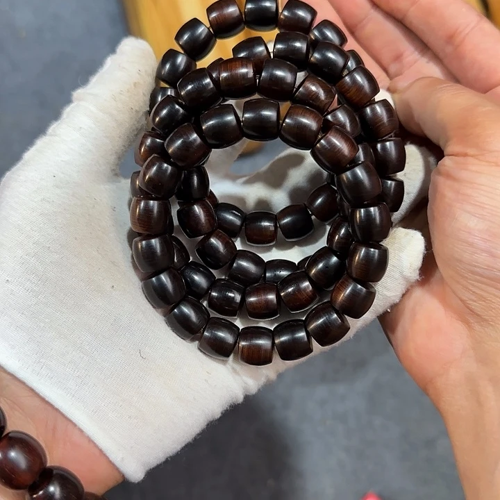 柏木（崖柏）全陈化老料把件串发一条