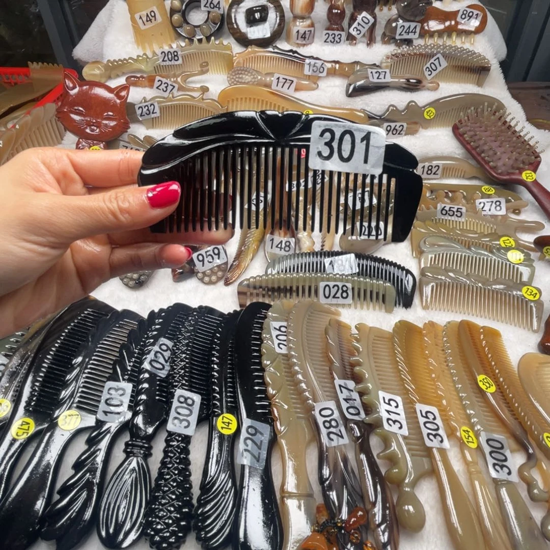 牛角梳牛角福利款牛角牛角梳子福利款