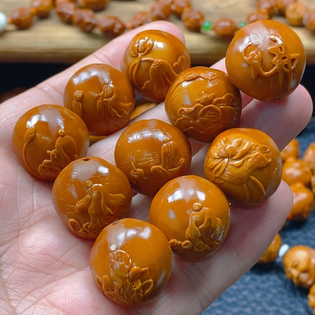 手串/手链橄榄核曹华老师2.1铁核，荷花无相（不议价）