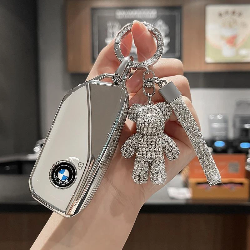 适用宝马钥匙套新款X7汽车扣i7系740七系730刀锋液晶适用男女包壳