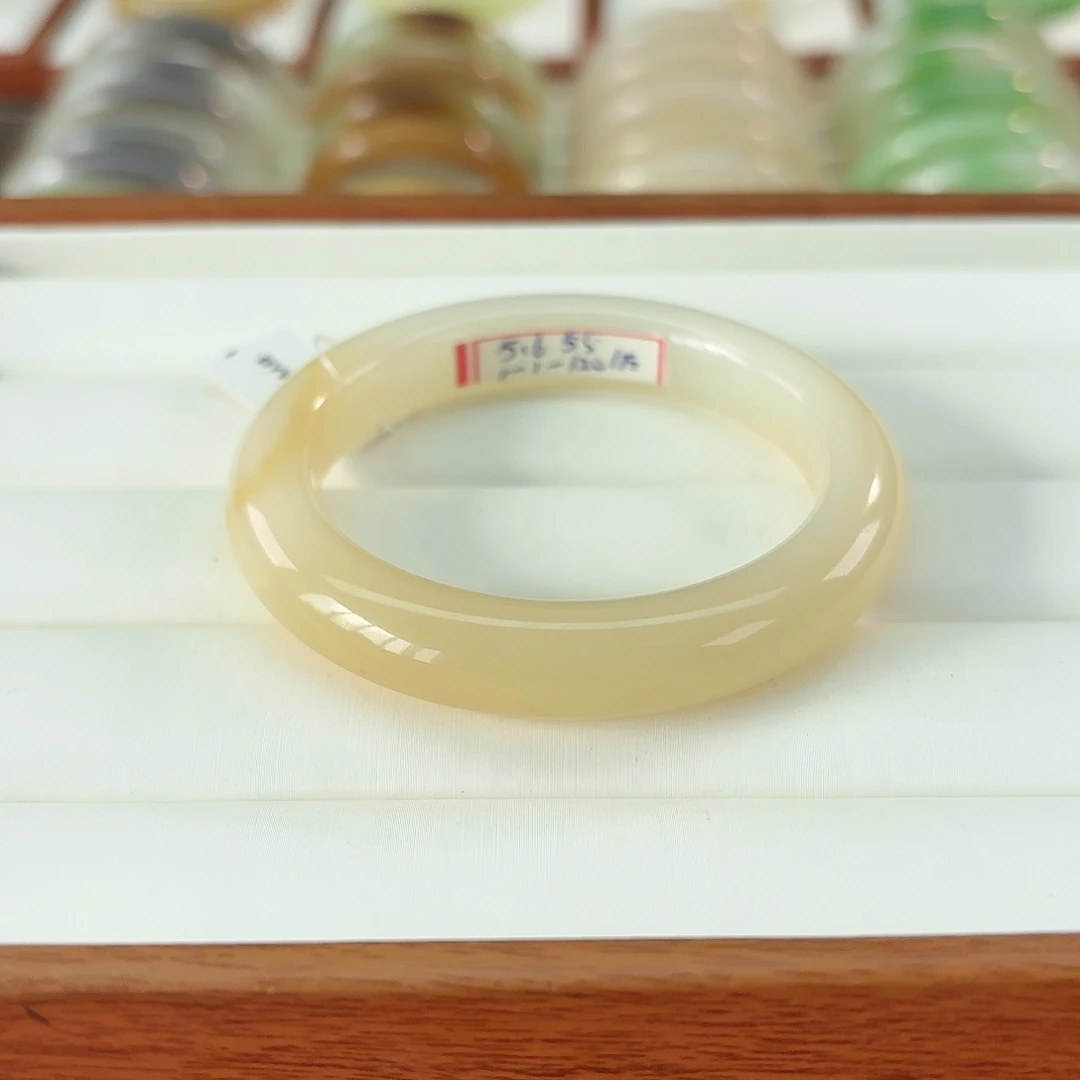 和田玉未镶嵌手镯【蜜糖色 温柔百搭】