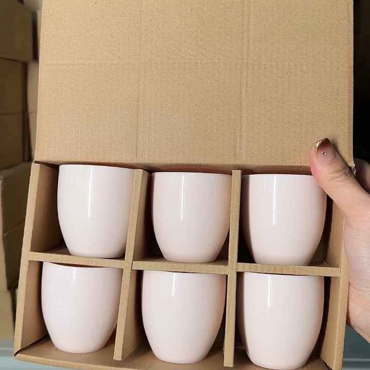 高端羊脂玉茶杯六个一组