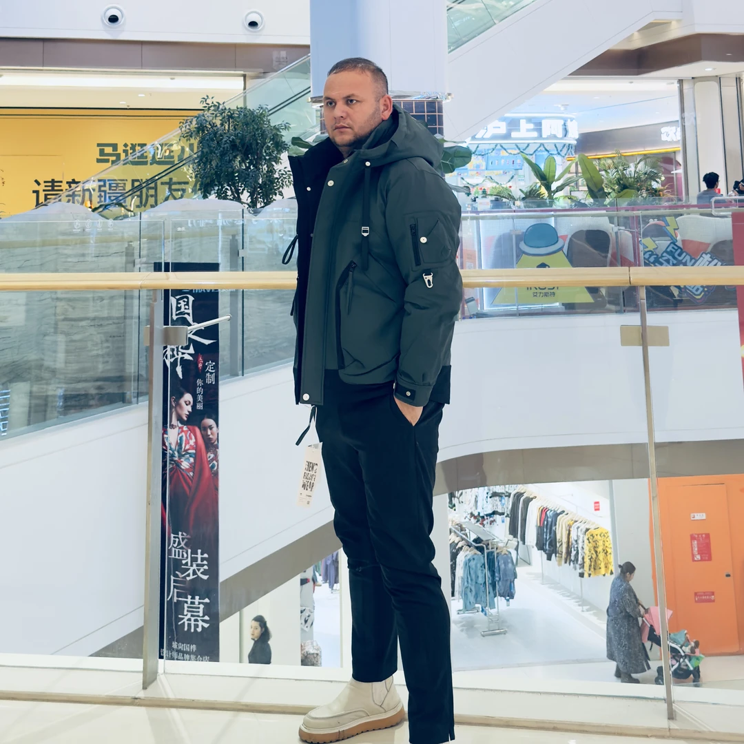 2025新款baybos-黑色外套男款时尚YEGLEK（2811）