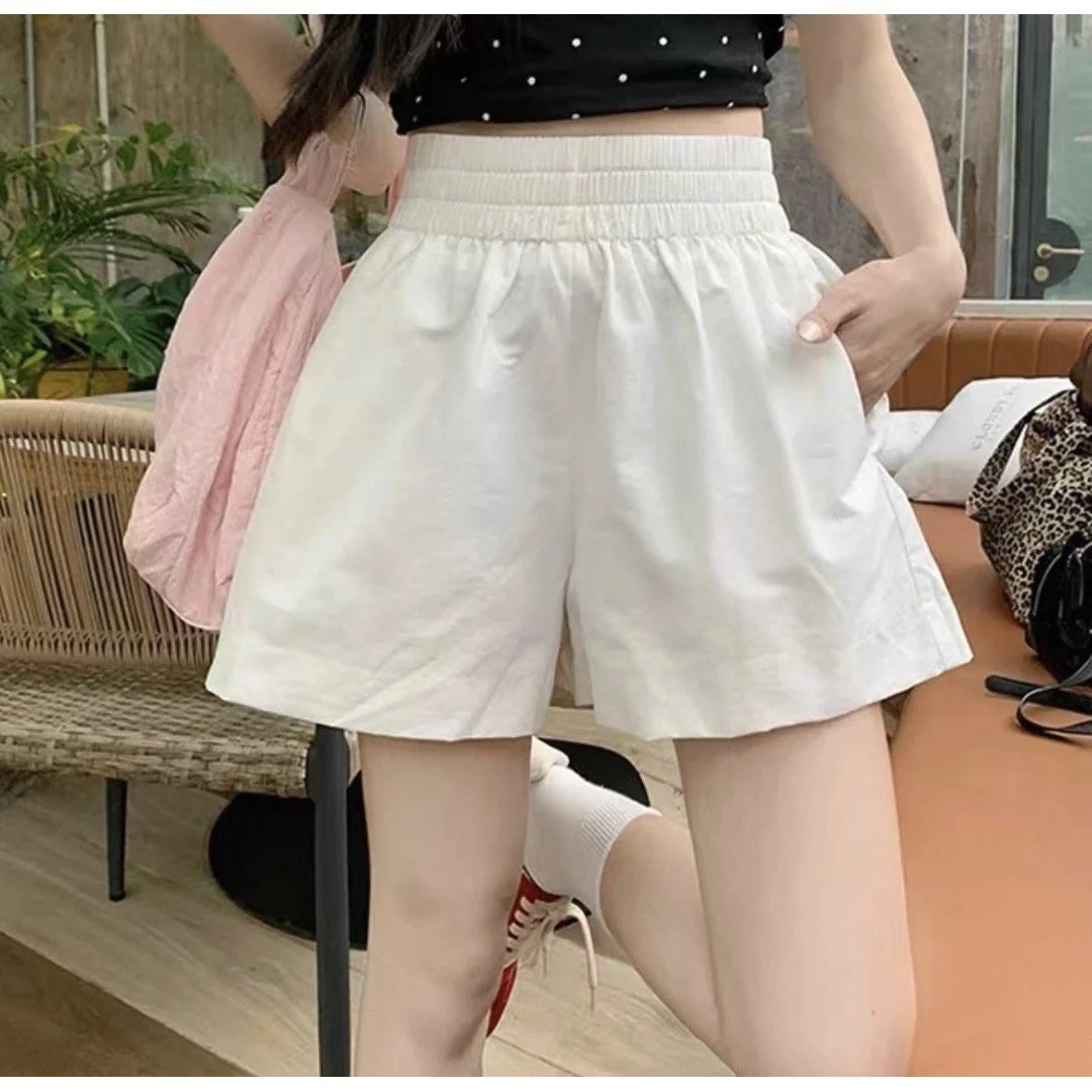 QL—2346宽松高腰微弹力运动时尚花苞裤