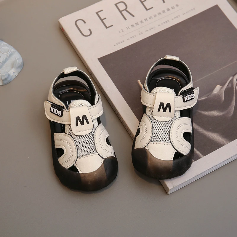 儿童凉鞋夏季软底防滑包头透气学步鞋小童婴儿沙滩鞋宝宝鞋男女童