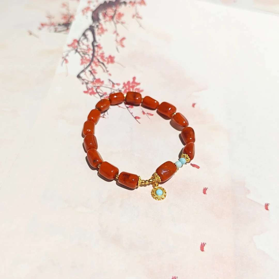 南红随形手串 1593 多样性发一件