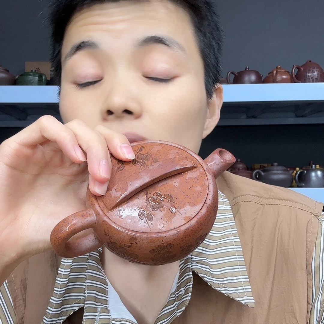 茶壶紫砂民间手艺人全手工制作