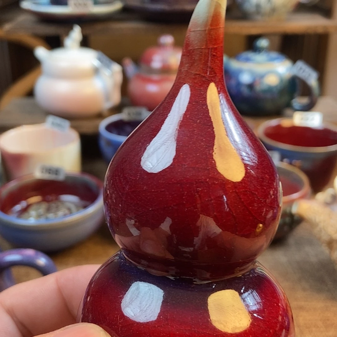 瓷片钧瓷摆件摆件摆件摆件