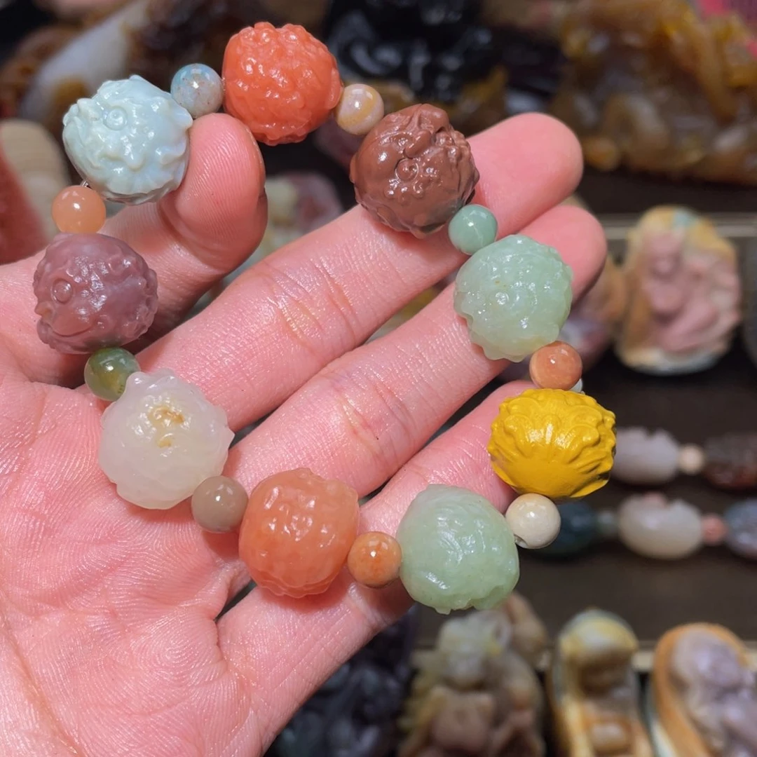 未镶嵌手串石英质玉