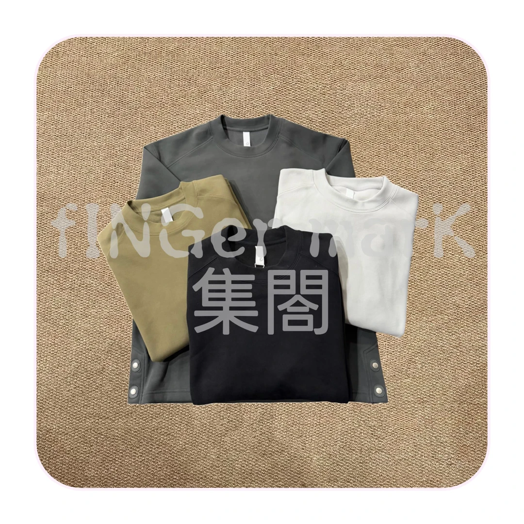 fINGer marK 集閤店 加绒系列含蚕丝羊毛圆领卫衣66566
