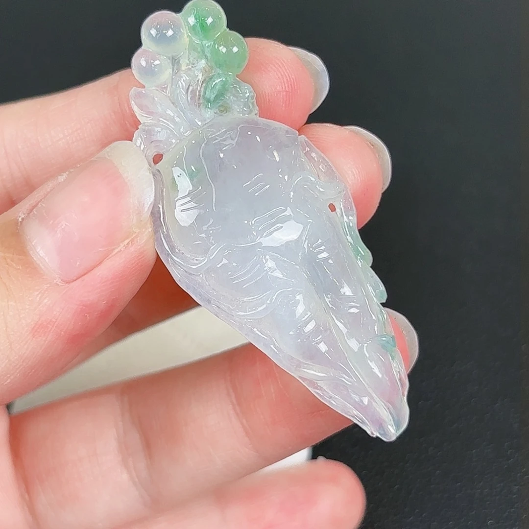 翡翠未镶嵌颈饰精品•吊坠（人生如意）