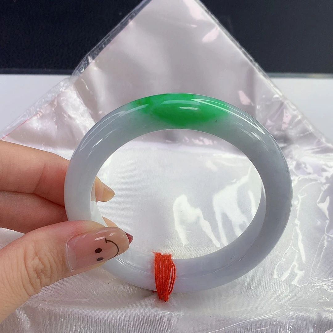 翡翠手镯未镶嵌天然翡翠A货036