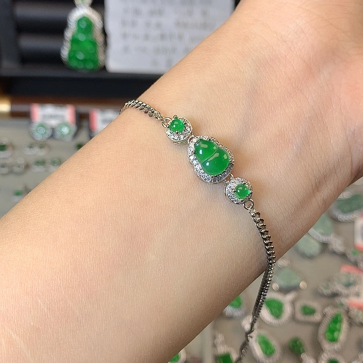 翡翠未镶嵌手链手链