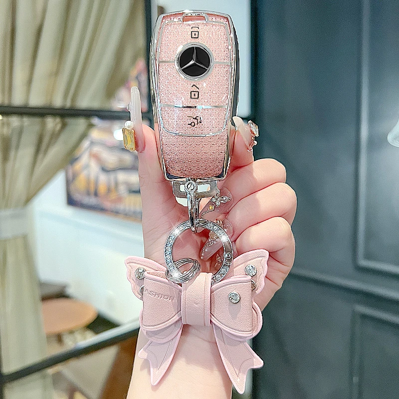 奔驰e300l钥匙套a200l车glc260壳gla扣glb200 e260女c260l gle350