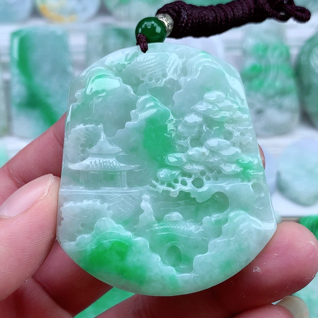 颈饰未镶嵌翡翠翡翠吊坠