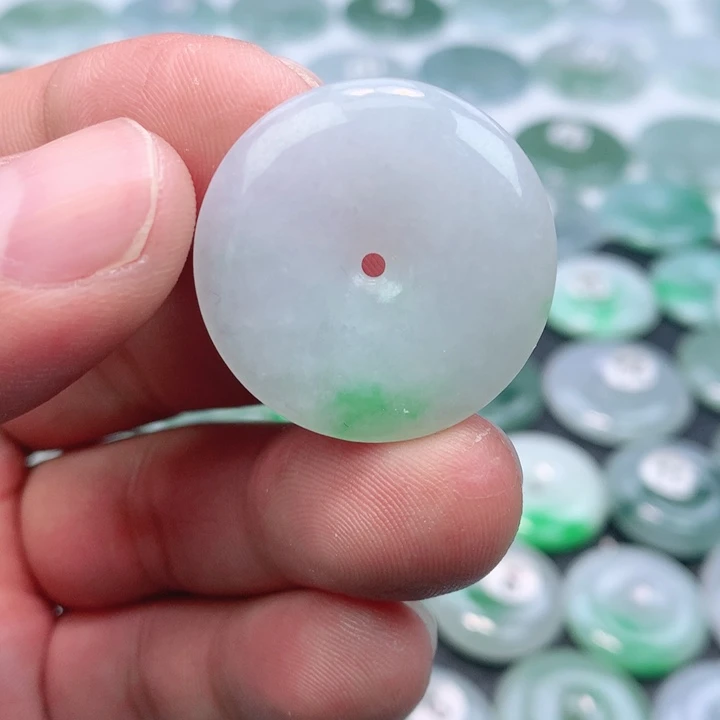 翡翠未镶嵌颈饰缅甸天然A货翡翠28.8-5.1