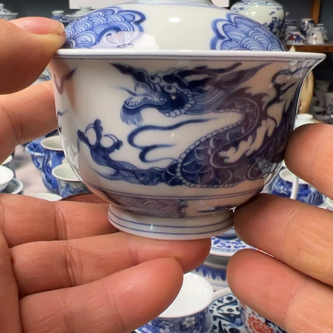 摆件景德镇青花瓷器