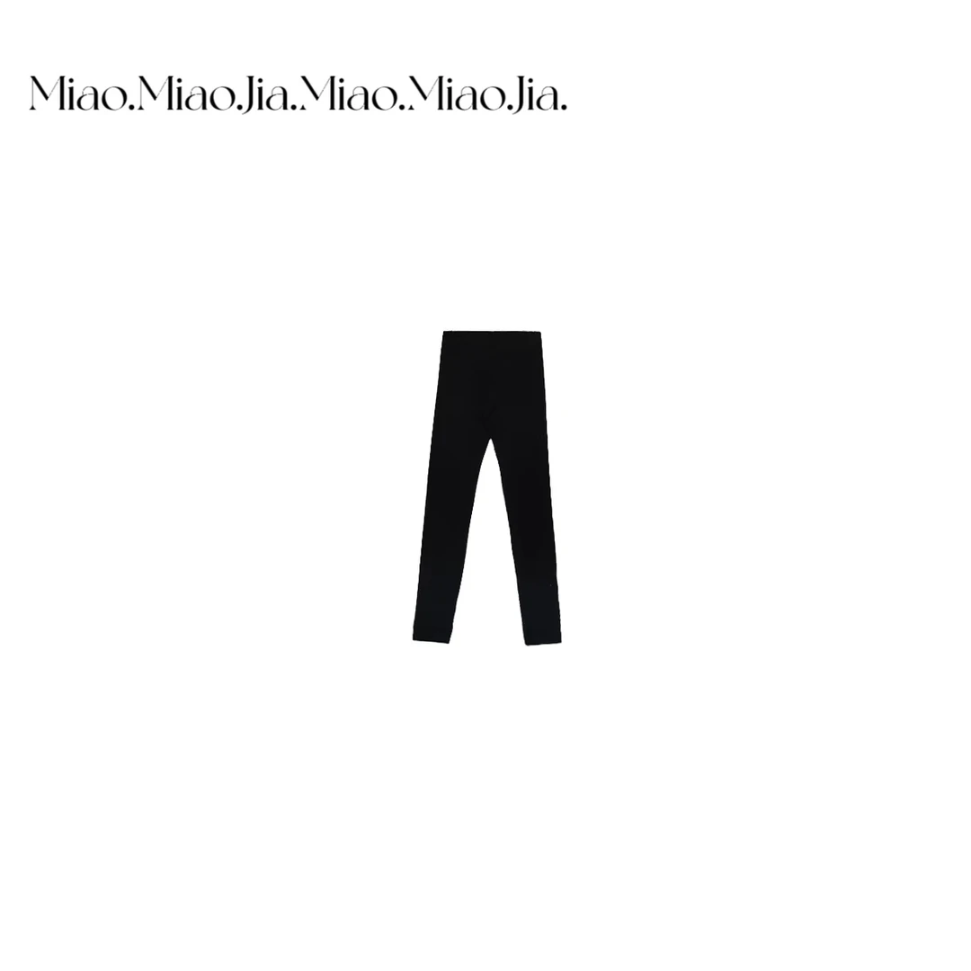 /苗苗家/『打底裤』外穿薄款弹力秋裤大码螺纹九分裤2025年春显瘦