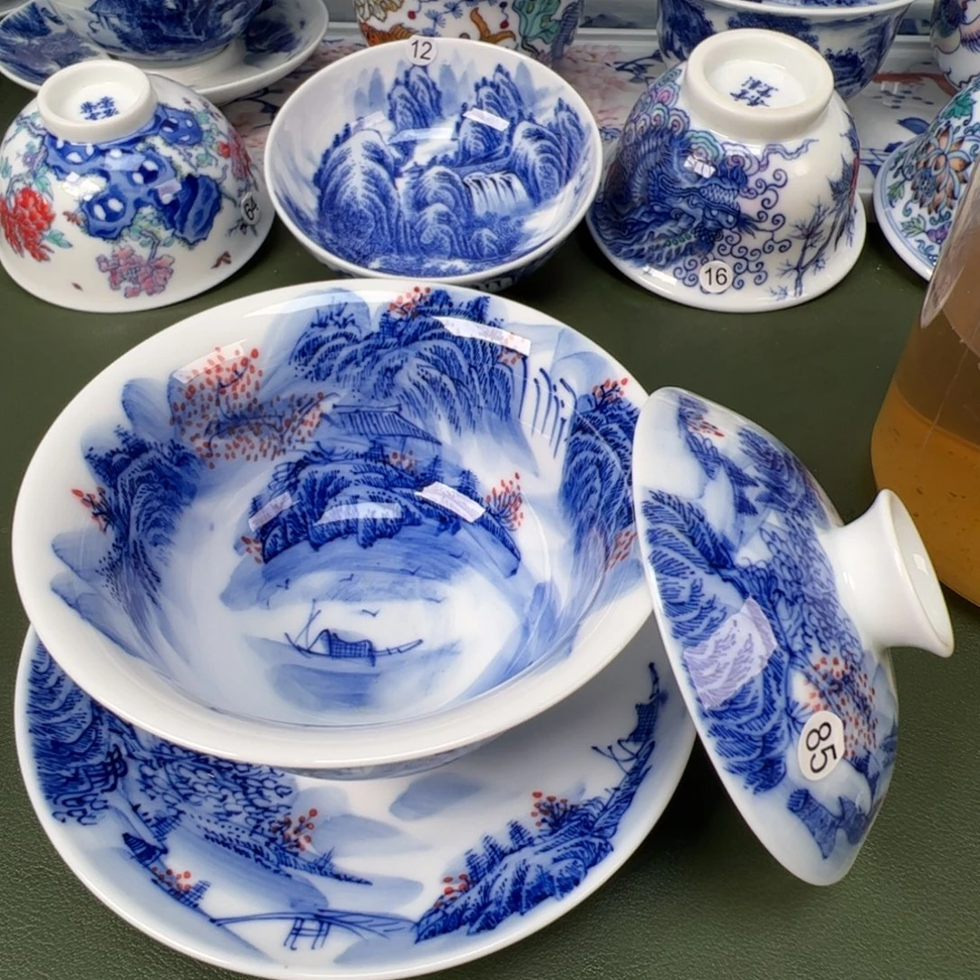 景德镇纯手工纯手绘茶具木木85