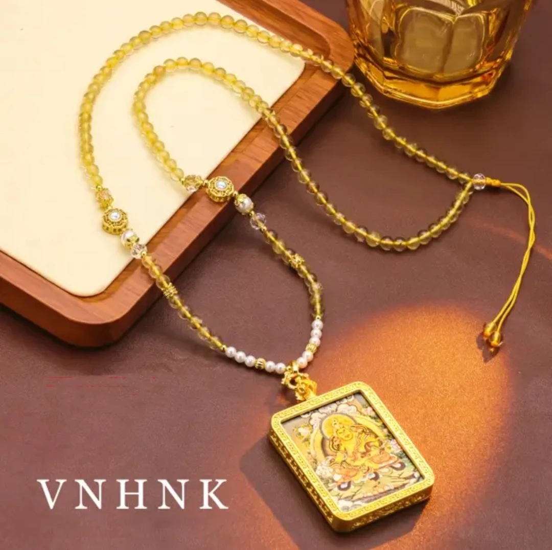 铜合金项链 艾米M47 金色（87cm5mm）气质百搭金发晶项链