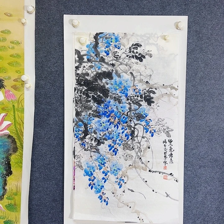 国画国画花鸟画作品