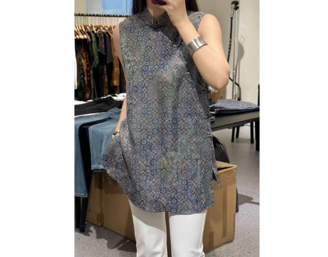 知书--中式国风气质时尚洋气碎花夏季复古显白休闲显瘦轻奢连衣裙