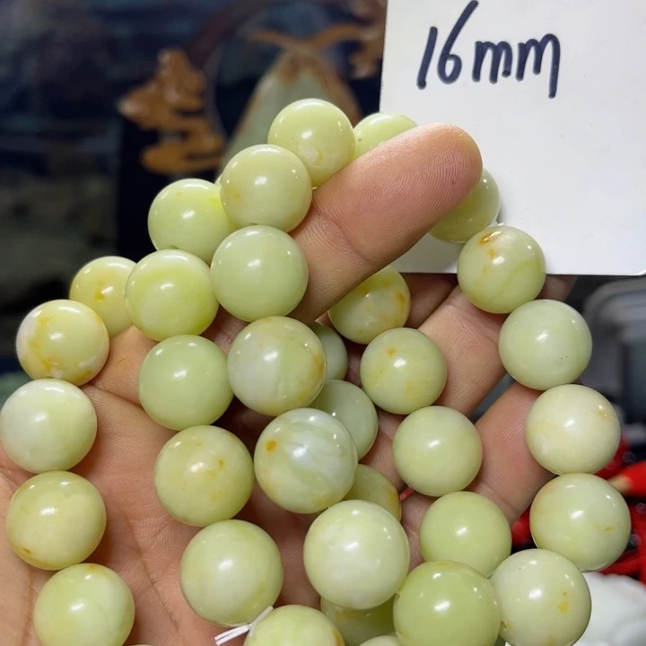 蛇纹石玉手串未镶嵌