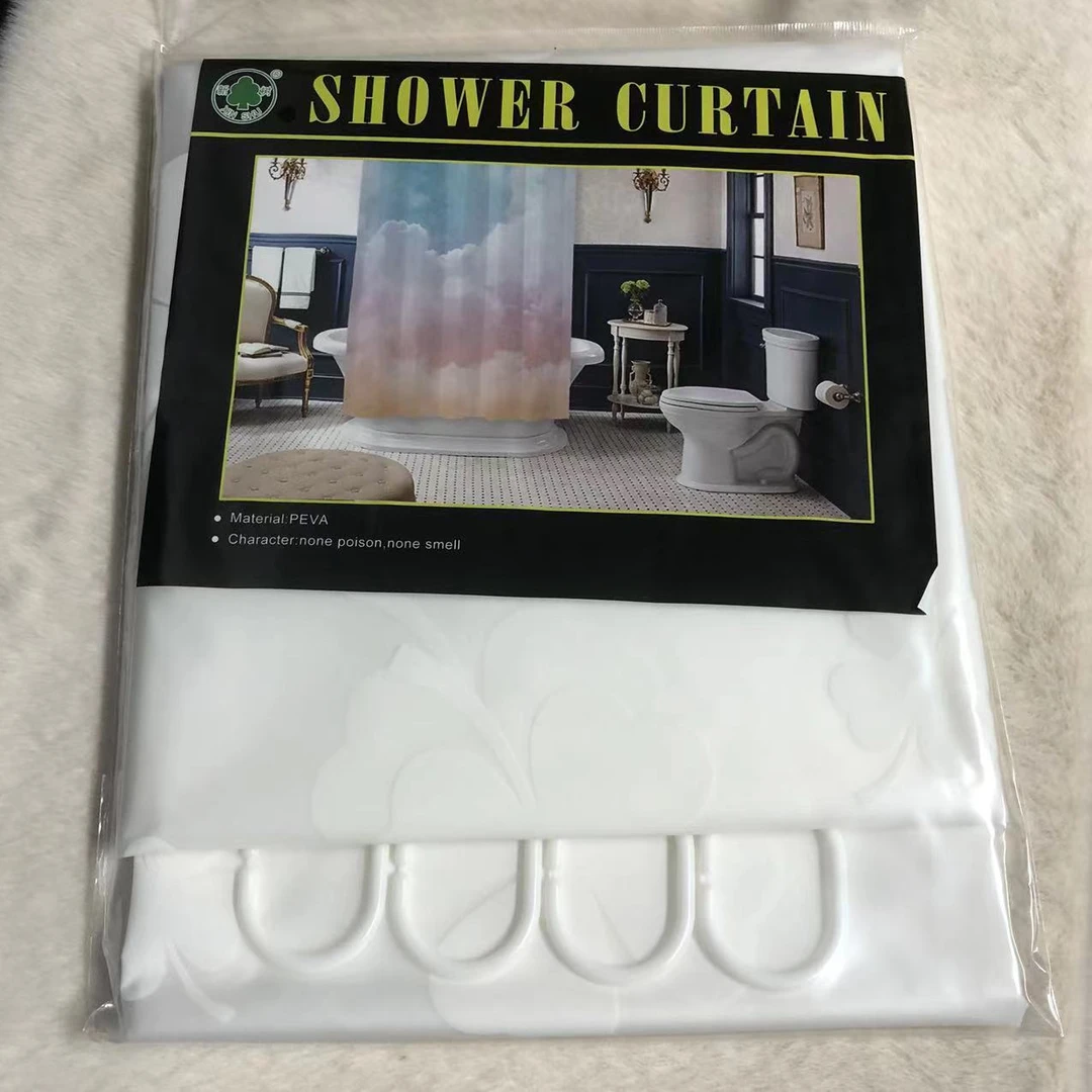 A245  浴帘高颜值浴帘【颜色随机】