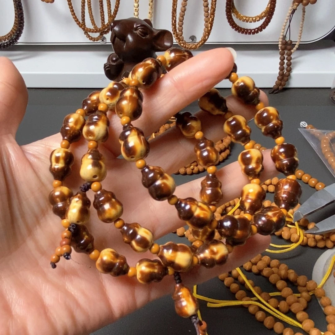 手串紫金鼠紫金鼠半实心葫芦手持10