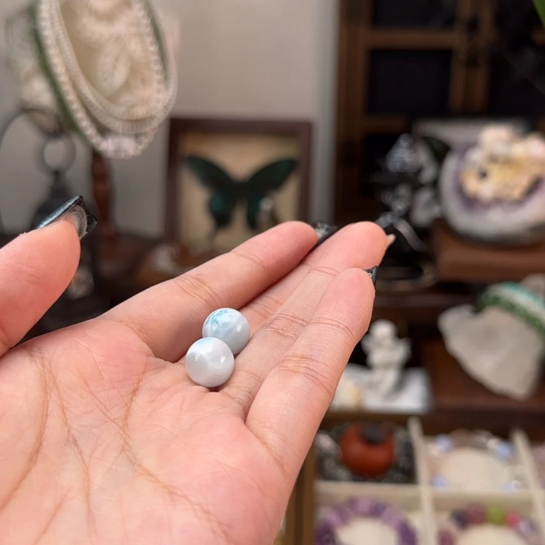针钠钙石（海纹石）未镶嵌颈饰海纹石卡11+多样发一