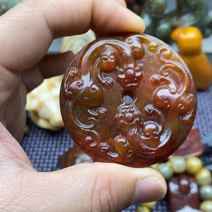 未镶嵌蛇纹石玉颈饰