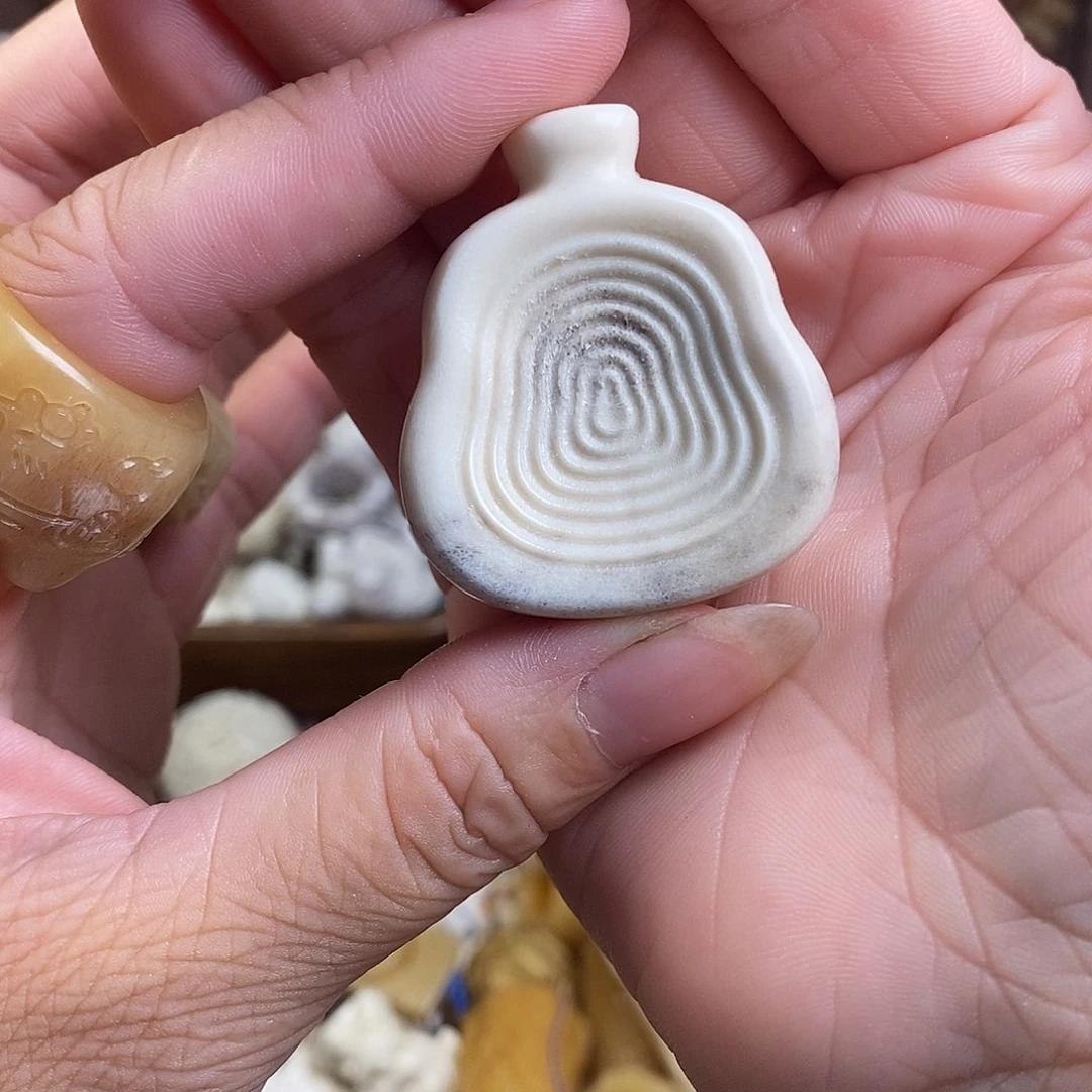 鹿骨把件9号葫芦不退换