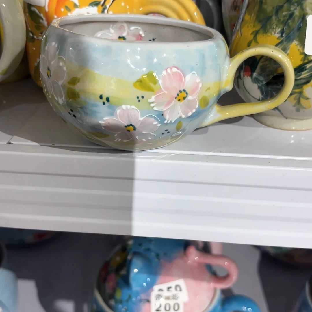 景德镇手绘高温釉下彩陶瓷茶具我