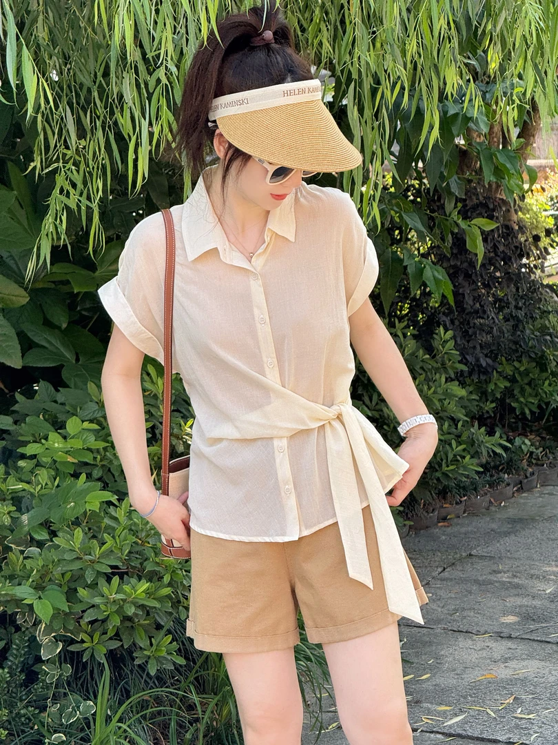 Y.M | 南法系风 韩系静奢风 简约精致感衬衫9905